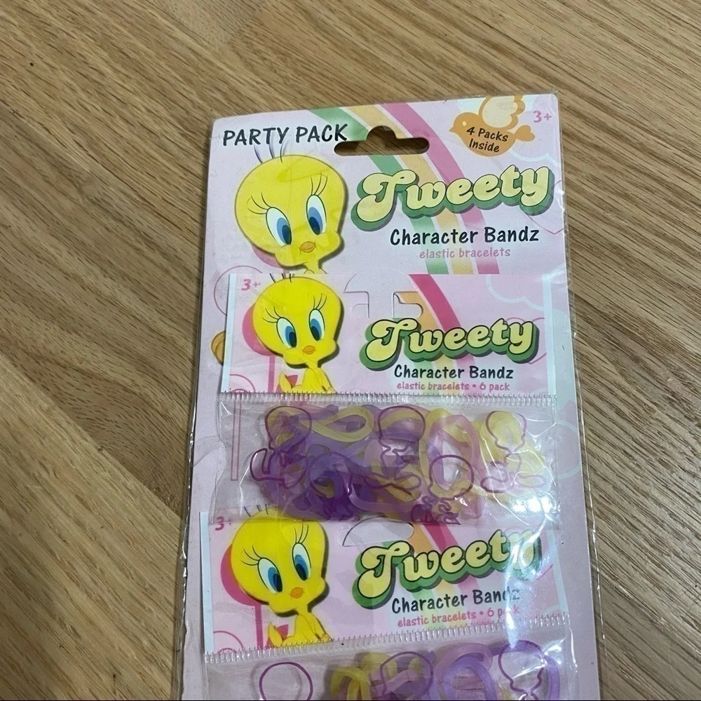 Vintage Tweety Character Bands Bracelets NEW 2 Pack Kids Girls